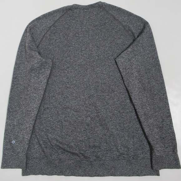 Lululemon Men's Engineered Warmth Long Sleeve Crew Black / White Size XL - Picture 8 of 12